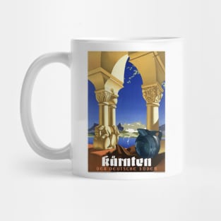 Kärnten Carinthia Austria Vintage Poster 1939 Mug